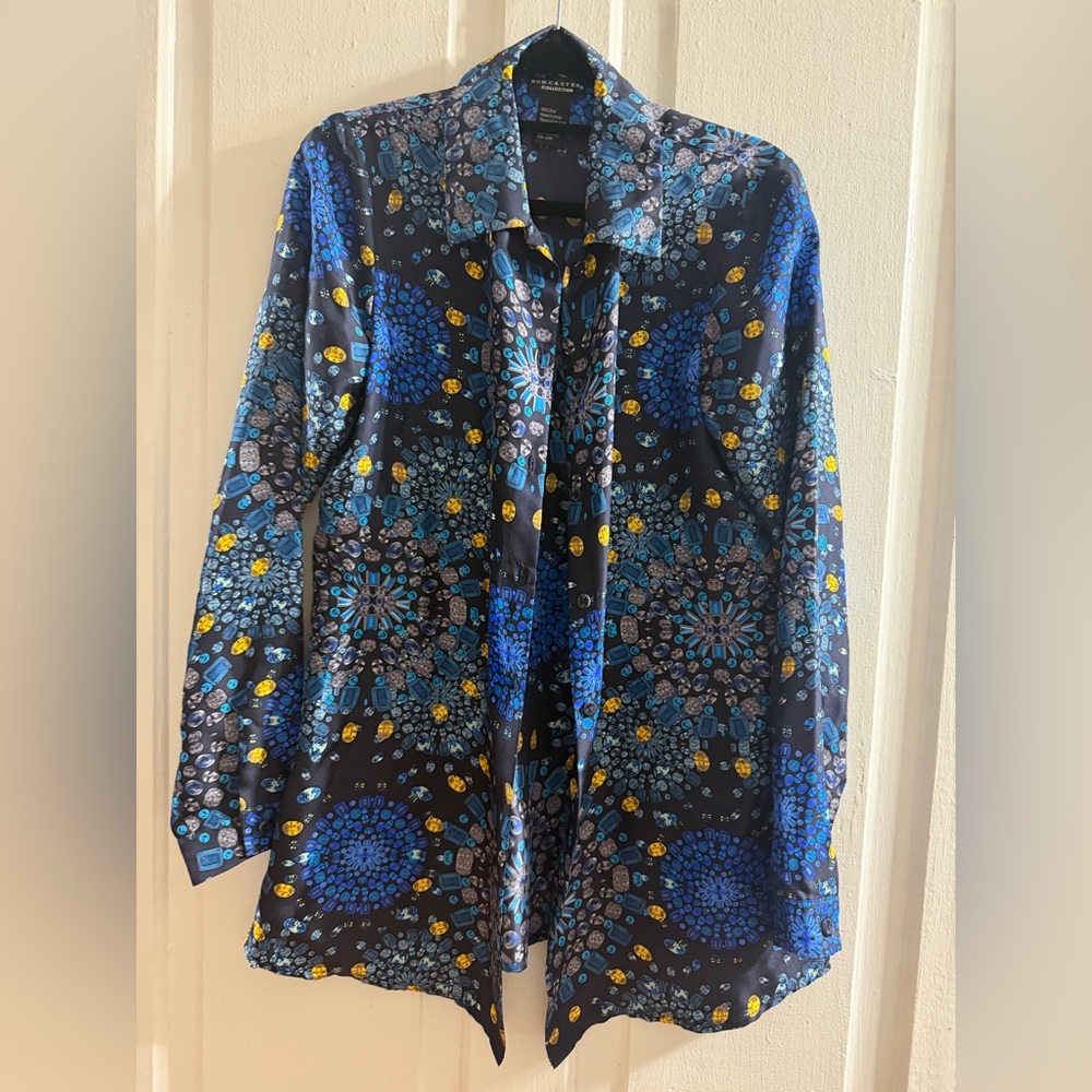Doncaster Collection 100% silk shirt